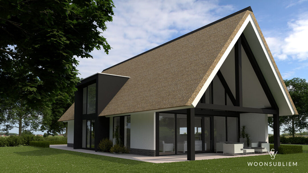 Schuurwoning met rieten kap in Roosendaal #197